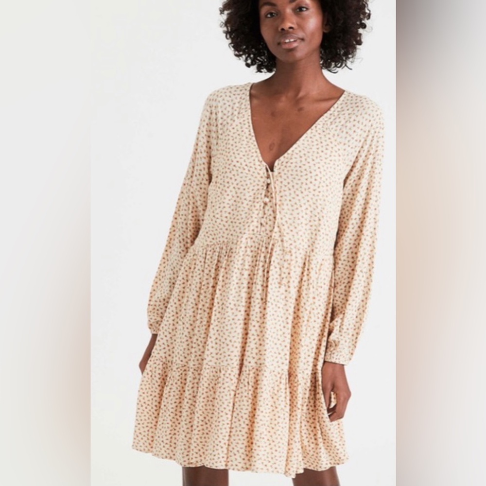 American Eagle Boho floral dress long sleeve